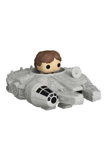 Star Wars Bitty POP! Rides  Han Solo con Millennium Falcon 2,5 cm
