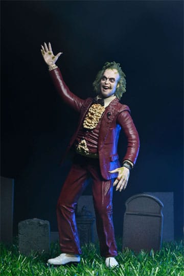Beetlejuice 1988 Action Figure Beetlejuice Tuxedo Rosso 18 cm
