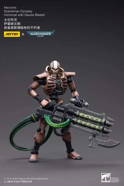 WH40K NECRONS IMMORT WITH GAUSS BLASTER