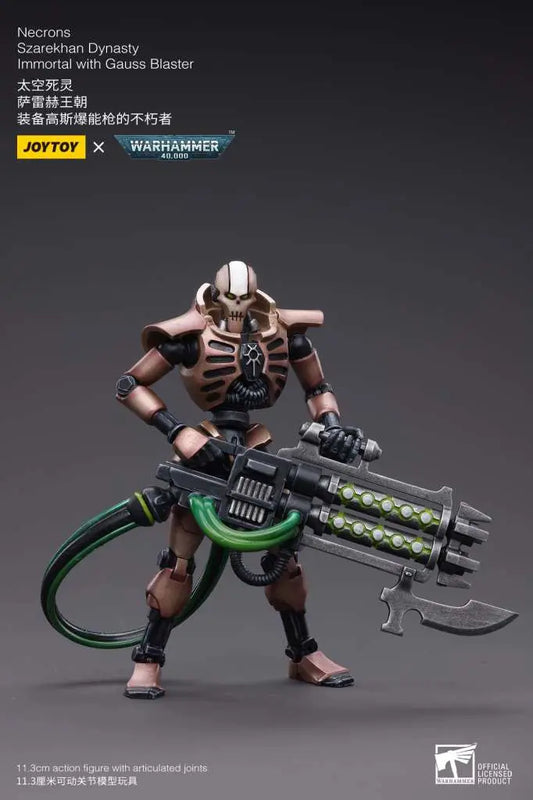 WH40K NECRONS IMMORT WITH GAUSS BLASTER