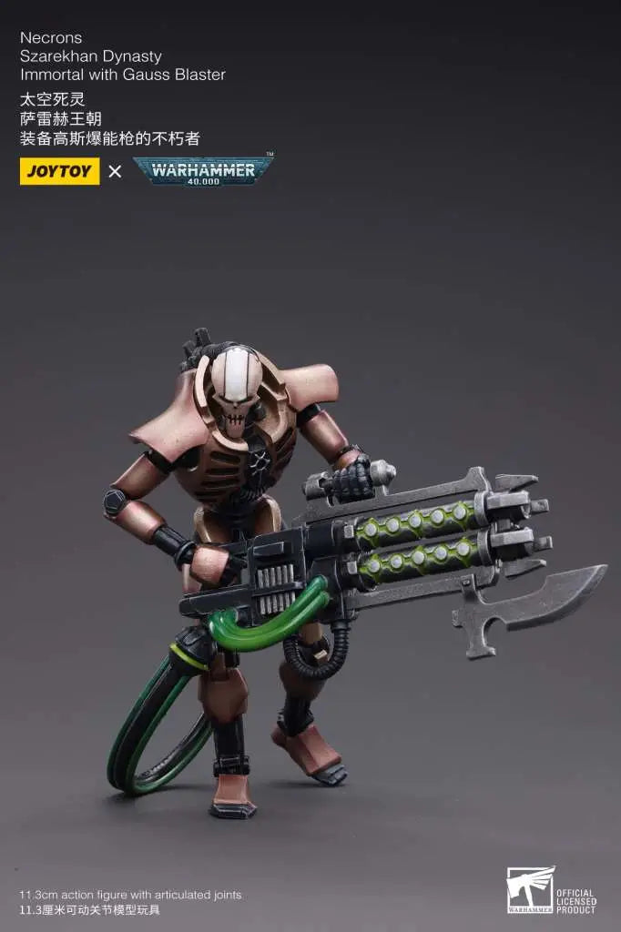 WH40K NECRONS IMMORT WITH GAUSS BLASTER