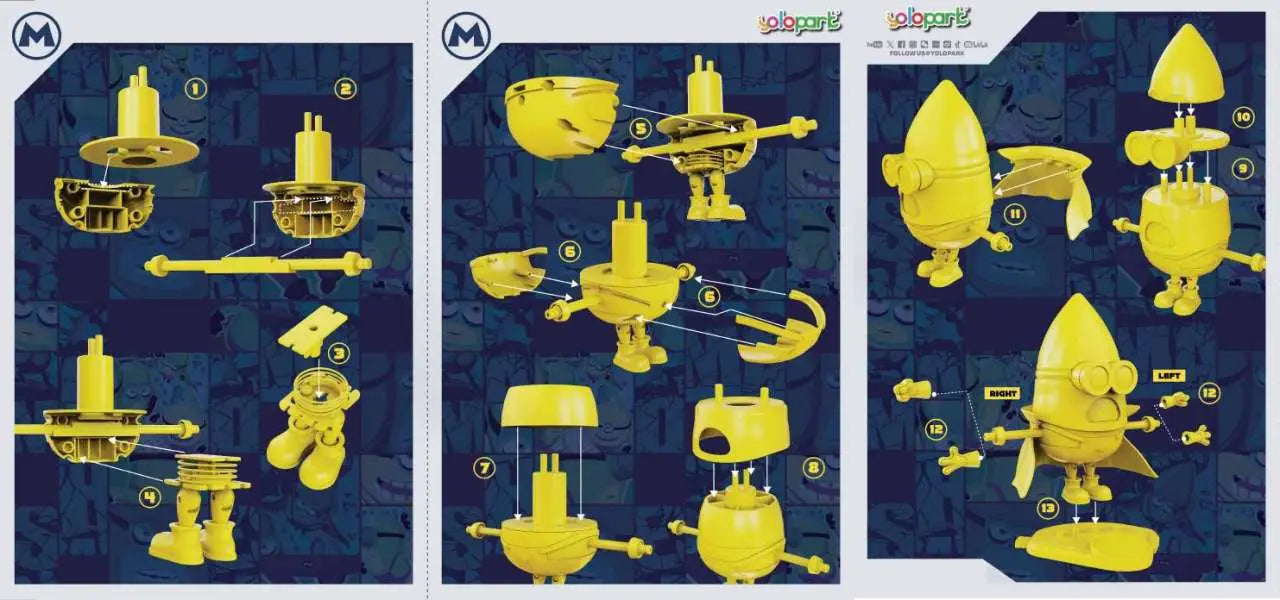 DESPICABLE ME 4 AMK  SUPERGUS MODEL KIT