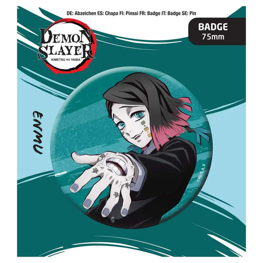 DEMON SLAYER BUTTON BADGE ENMU