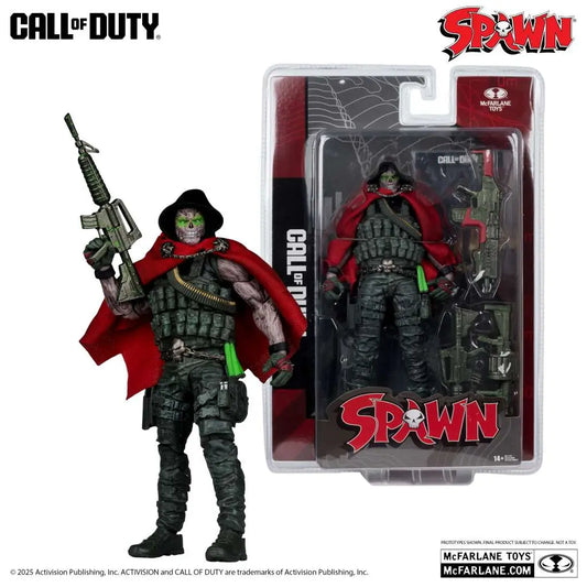 CALL OF DUTY 7INCH  BURNED SPAWN ACTION FIGURE
