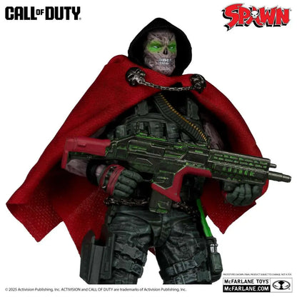 CALL OF DUTY 7INCH  BURNED SPAWN ACTION FIGURE