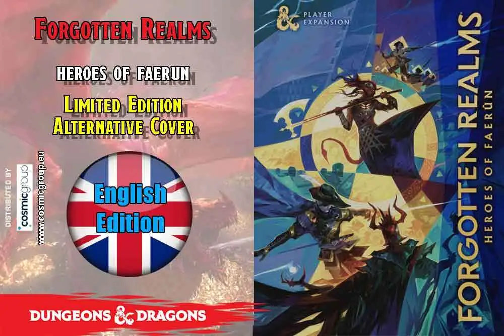 DUNGEONS &amp; DRAGONS - FORGOTTEN REALMS - HEROES OF FAERUN ALTERNATIVE COVER