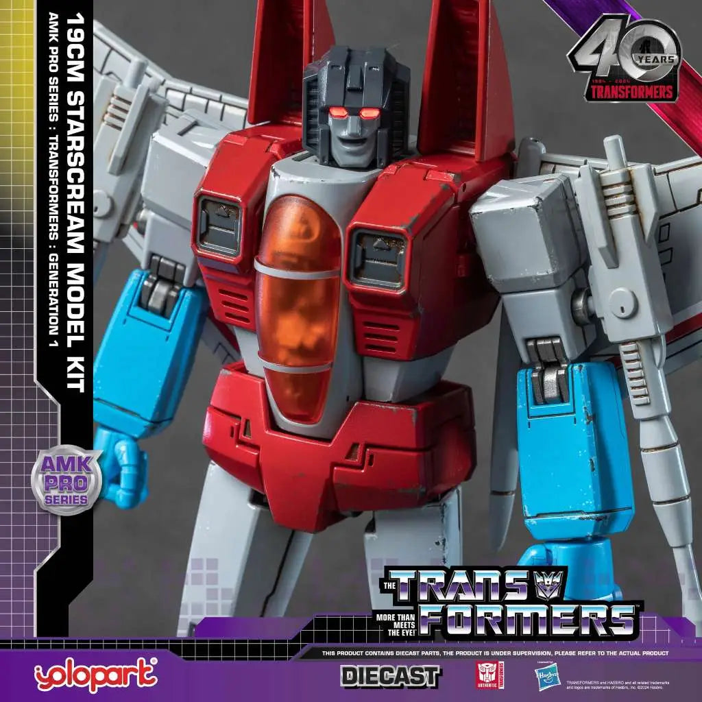 TRANSFORMERS GENERATION 1 AMK PRO STARSCREAM MODEL KIT