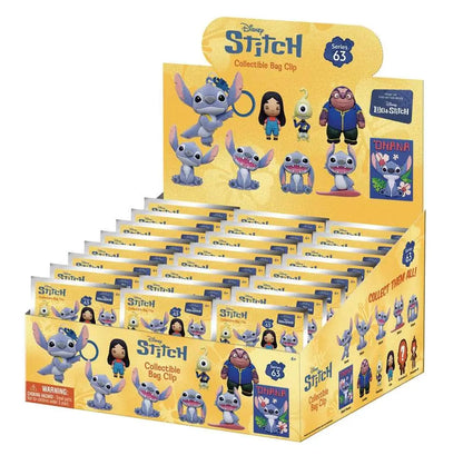LILO &amp; STITCH MOVIE BAG CLIP BLIND BOX DISPLAY (24)