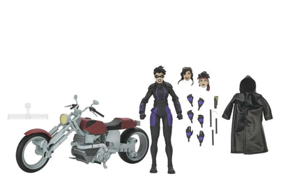 TMNT LAST RONIN CASEY MARIE WITH MOTORCYCLE AF