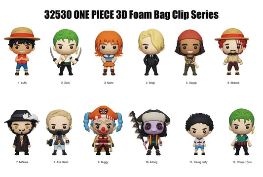ONE PIECE NETFLIX SERIES 1 BAG CLIP BLIND BOX DISPLAY (24)