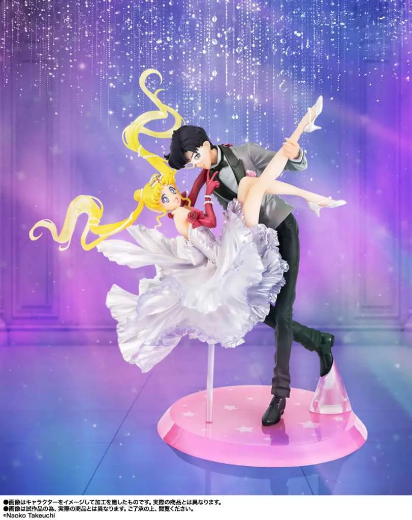 SAILOR MOON USAGI &amp; TUXEDO MASK MOONLIGHT GLOW ED FIGUARTS ZERO CHOUETTE
