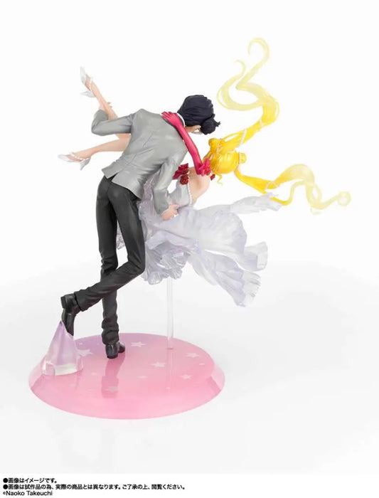 SAILOR MOON USAGI &amp; TUXEDO MASK MOONLIGHT GLOW ED FIGUARTS ZERO CHOUETTE