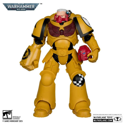 WARHAMMER 40000 INTERCESSOR SERGEANT IMPERIAL FIST GOLD LABEL ACTION FIGURE