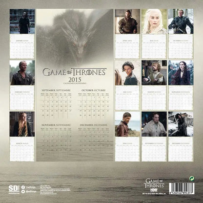 CALENDAR 2016 GAME OF THRONES