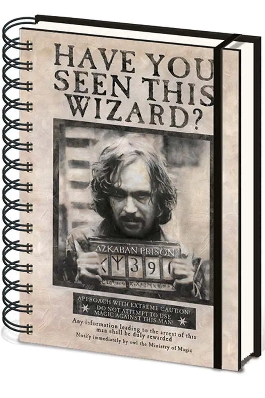 HARRY POTTER SIRIUS WANTED NOTEBOOK