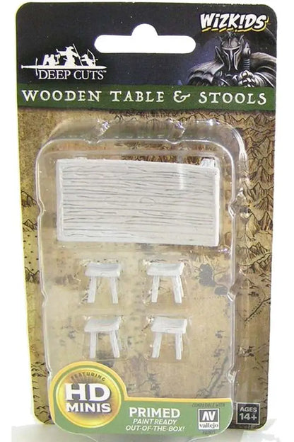 WIZKIDS UM WOODEN TABLE &amp; STOOLS