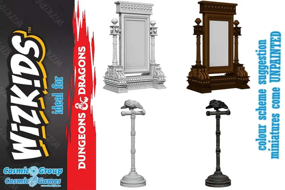 WIZKIDS UM MIRROR &amp; BIRD ON STAND