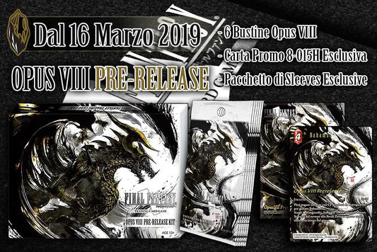 FFTCG OPUS VIII PRE RELEASE KIT