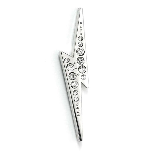 HP CRYSTALS LIGHTNING BOLT PIN BADGE