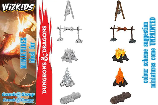 WIZKIDS UM CAMP FIRE &amp; SITTING LOG