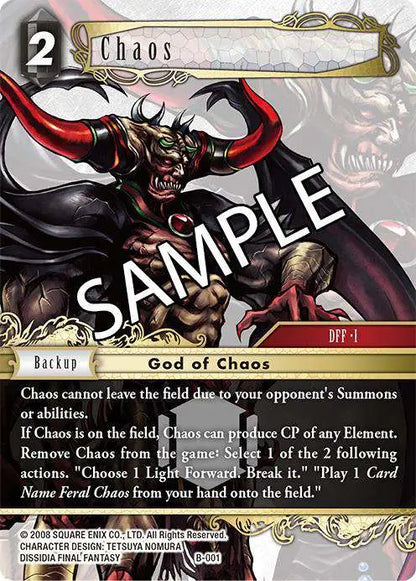 FFTCG BOSS DECK CHAOS MULTIPLAYER (6)