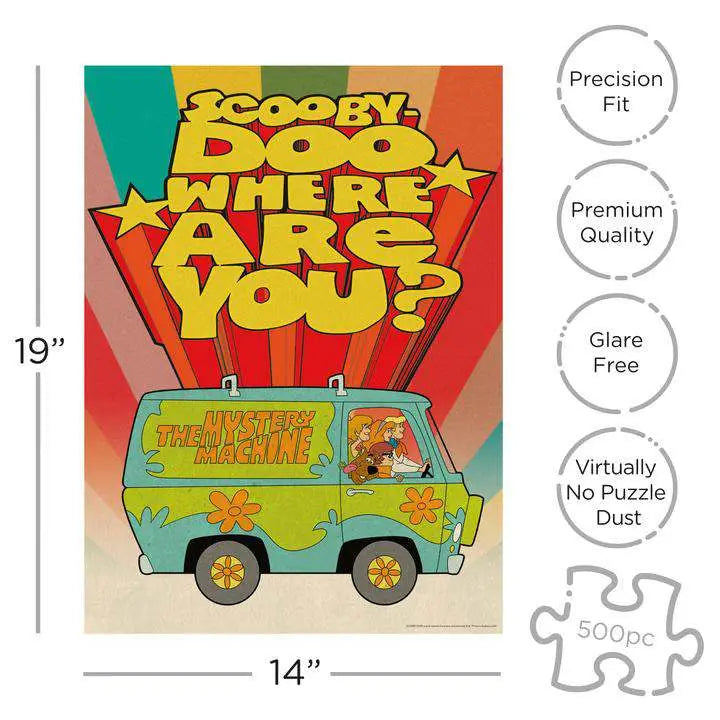 SCOOBY DOO WHERE ARE YOU? 500 PCS PUZZLE