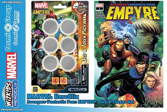 MHC AVENGERS F4 EMPYRE DICE &amp; TOKEN