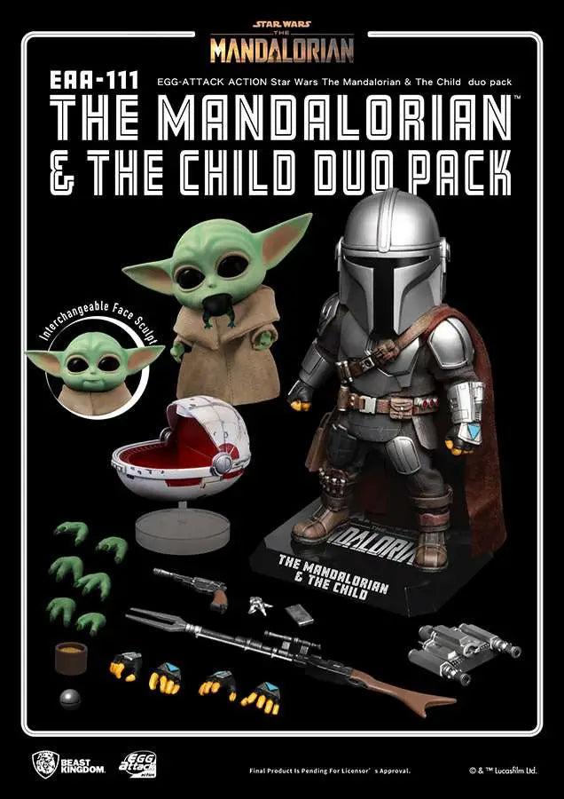 SW EGG AA MANDALORIAN &amp; THE CHILD DUO PK