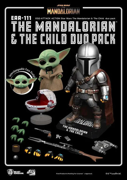 SW EGG AA MANDALORIAN &amp; THE CHILD DUO PK
