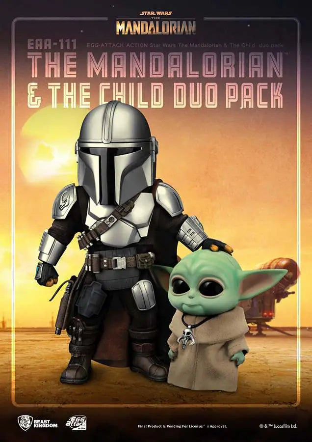 SW EGG AA MANDALORIAN &amp; THE CHILD DUO PK