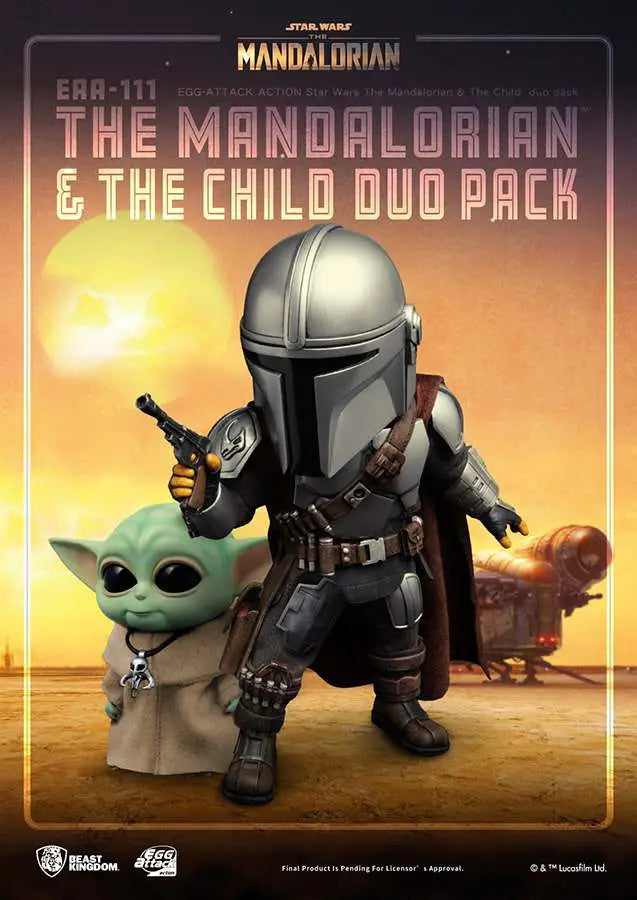 SW EGG AA MANDALORIAN &amp; THE CHILD DUO PK