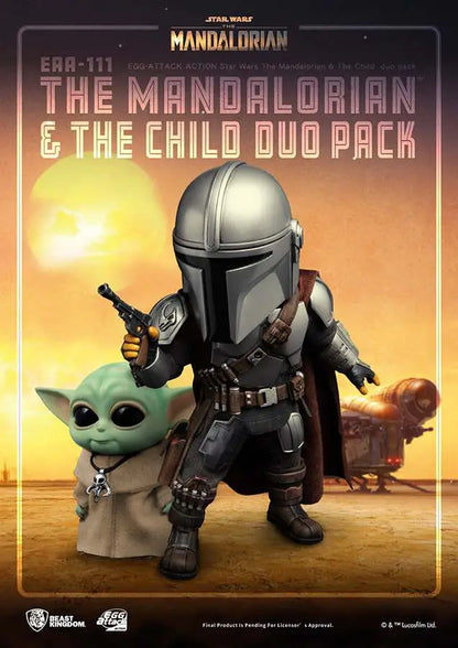 SW EGG AA MANDALORIAN &amp; THE CHILD DUO PK