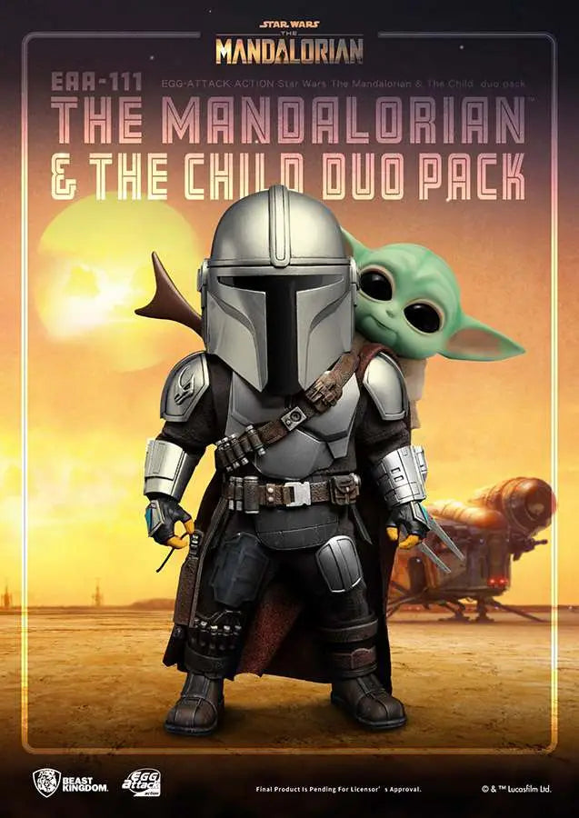 SW EGG AA MANDALORIAN &amp; THE CHILD DUO PK