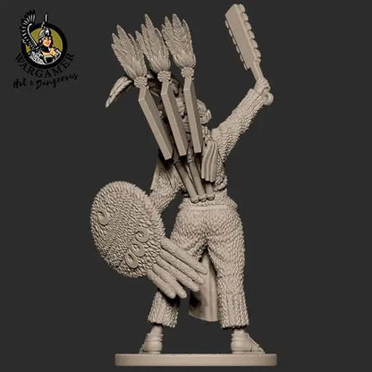 54 mm ATOTOZTLI THE AZTEC WARRIOR