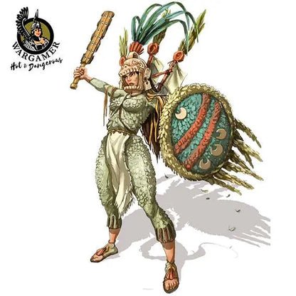 54 mm ATOTOZTLI THE AZTEC WARRIOR