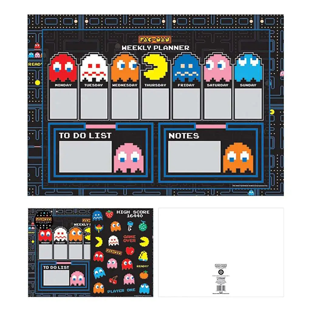 PAC-MAN A4 DESKPAD &amp; STICKERS