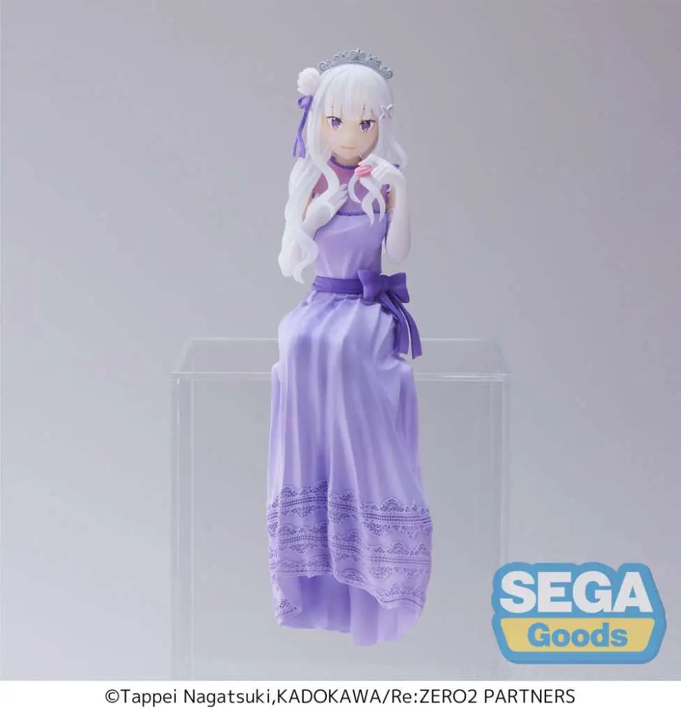 RE ZERO EMILIA PARTY PM PERCHING FIGURE