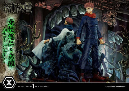 JUJUTSU KAISEN YUJI E SUKUNA STATUE SET