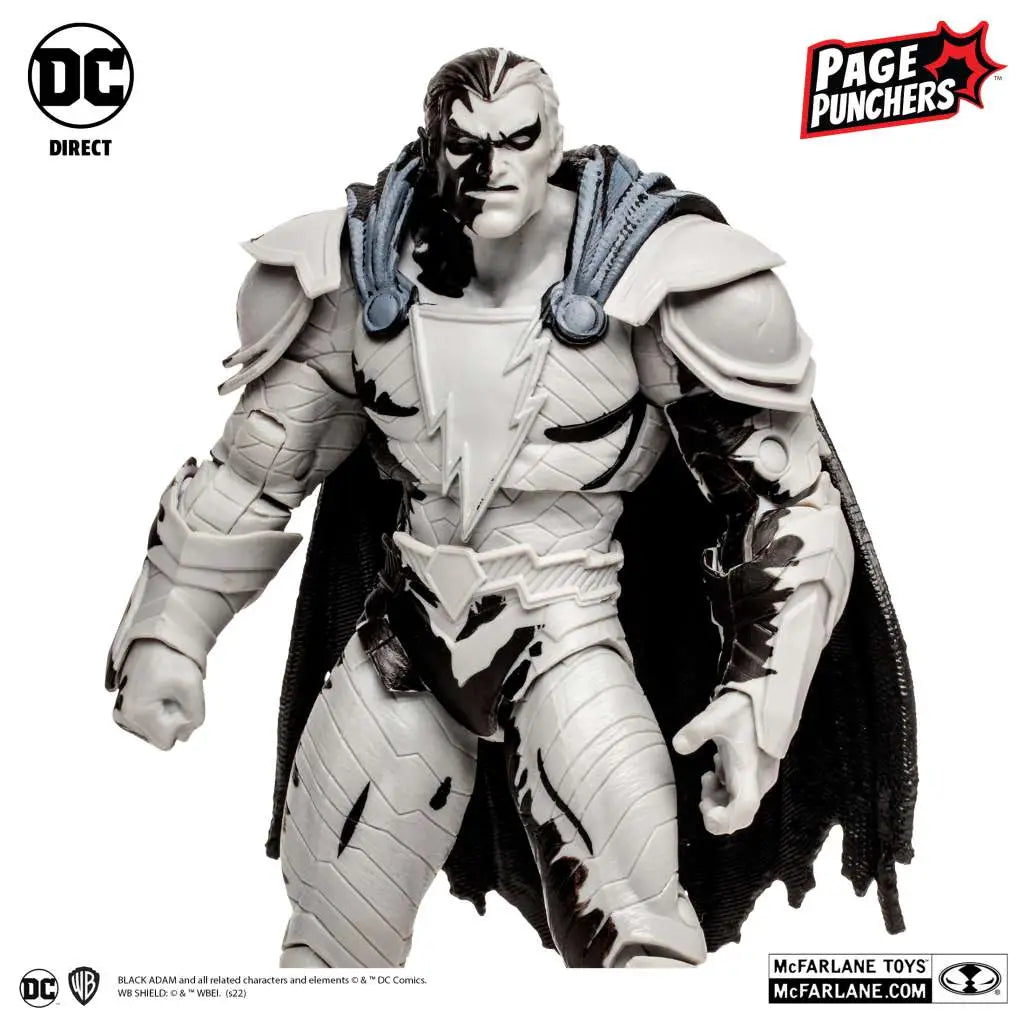 DC PAGE PUNCHERS BLACK ADAM LINE ART VRT