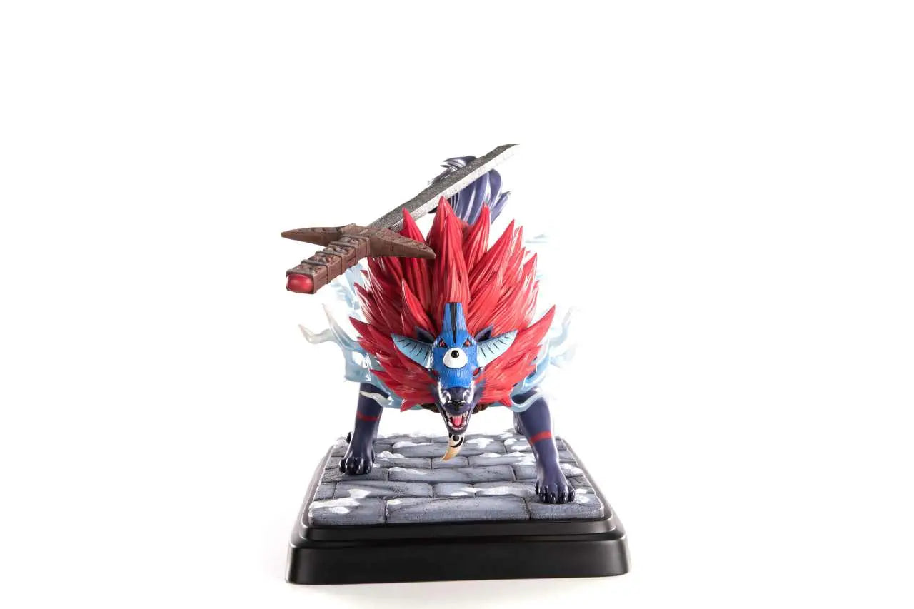OKAMI OKI WOLF FROM RESIN STATUE