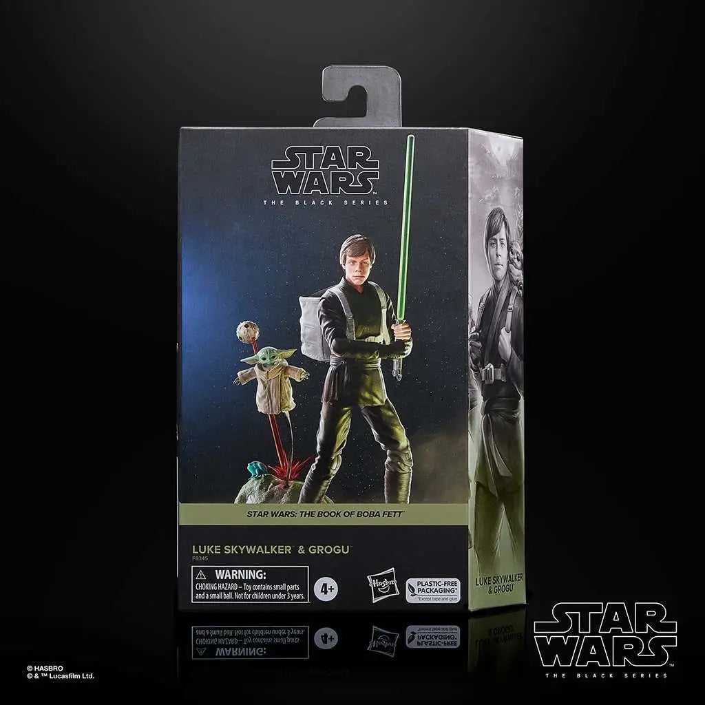 SW BLACK SERIES TBOBF LUKE &amp; GROGU AF