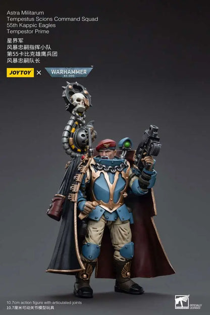 WH40K ASTRA MILITARUM TEMPESTUS SCIONS COMMAND SQUAD 55TH KAPPIC EAGLES TEMPESTOR PRIME
