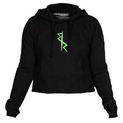 CYBERPUNK EDGERUNNERS NEON LUCY CROP HOODIE S