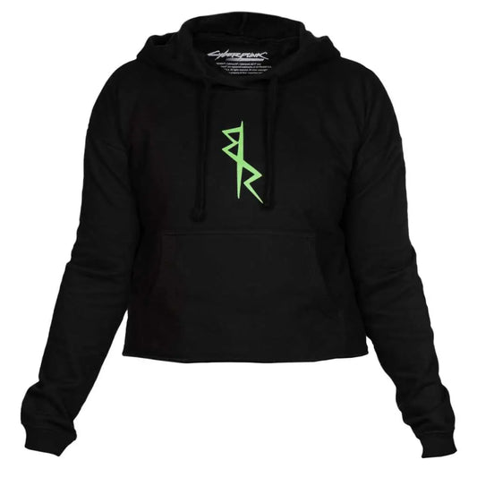 CYBERPUNK EDGERUNNERS NEON LUCY CROP HOODIE S