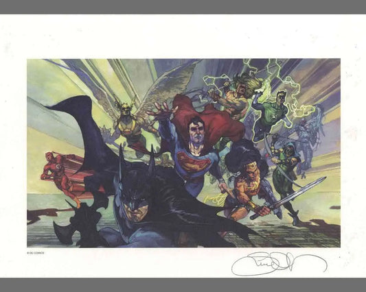 Simone Bianchi - Justice League of America - Limited Edition Lytho