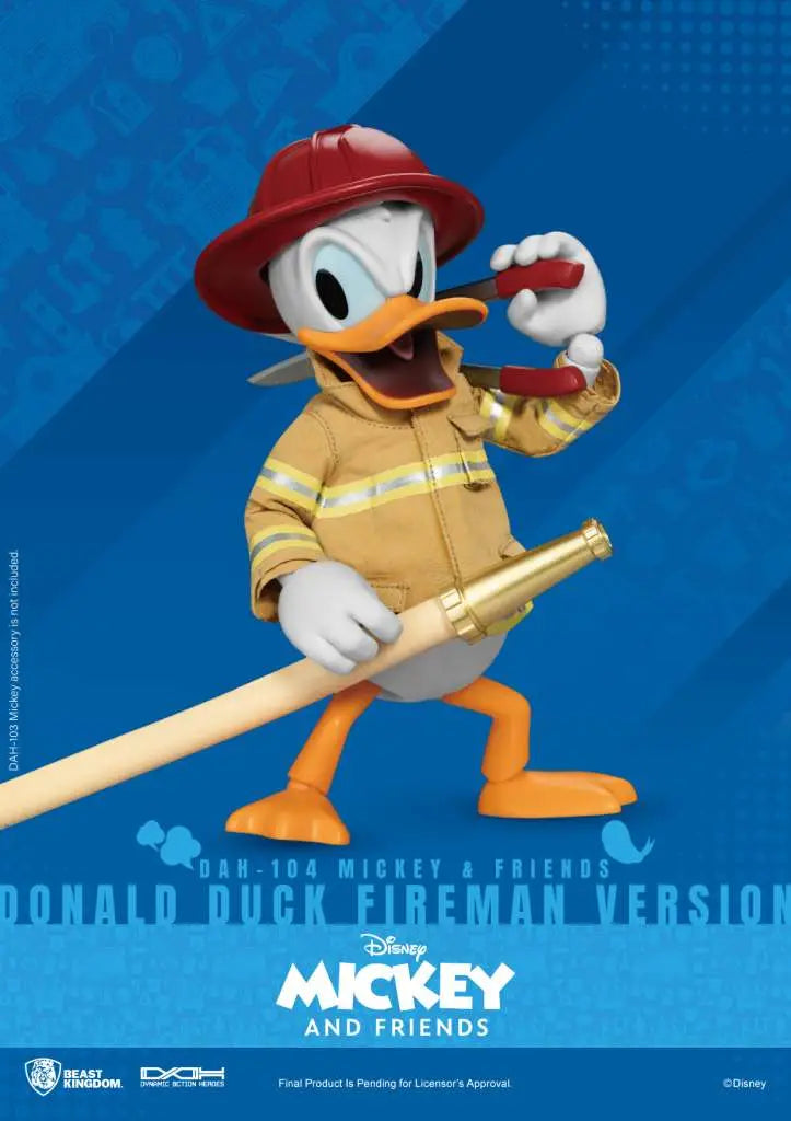 MICKEY &amp; FRIENDS DONALD DUCK FIREMAN VERSION