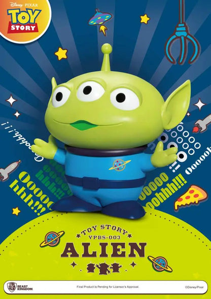 TOY STORY SMALL VINYL PIGGY BANK ALIEN
