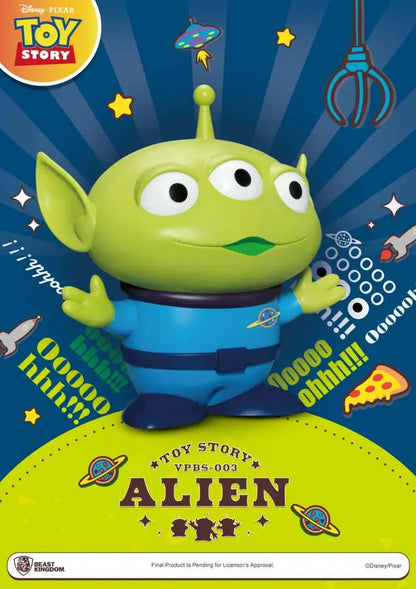 TOY STORY SMALL VINYL PIGGY BANK ALIEN