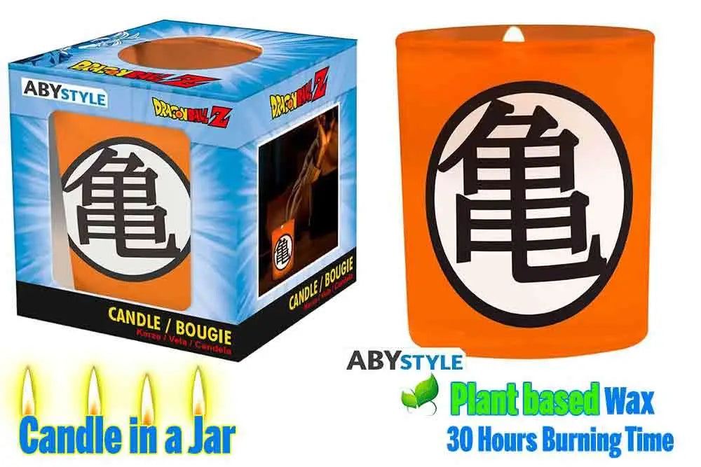 DRAGON BALL KAME SYMBOL CANDLE IN A JAR