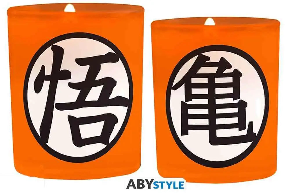 DRAGON BALL KAME SYMBOL CANDLE IN A JAR